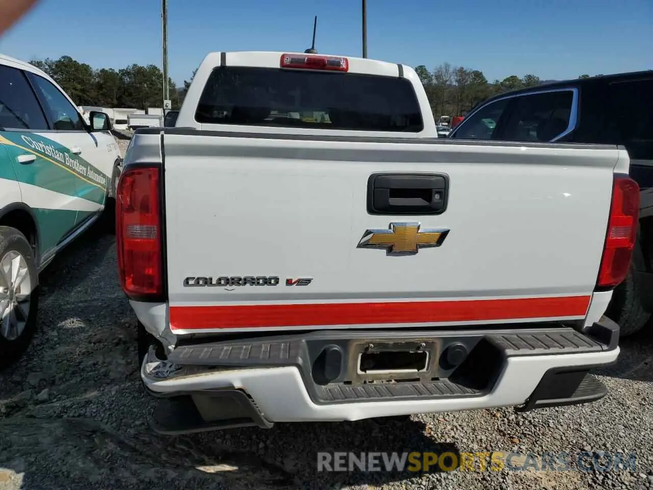6 Photograph of a damaged car 1GCGTBEN5K1334026 CHEVROLET COLORADO 2019