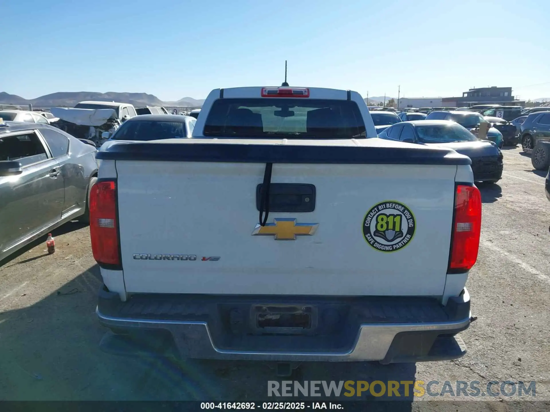 15 Photograph of a damaged car 1GCGTBEN5K1334513 CHEVROLET COLORADO 2019