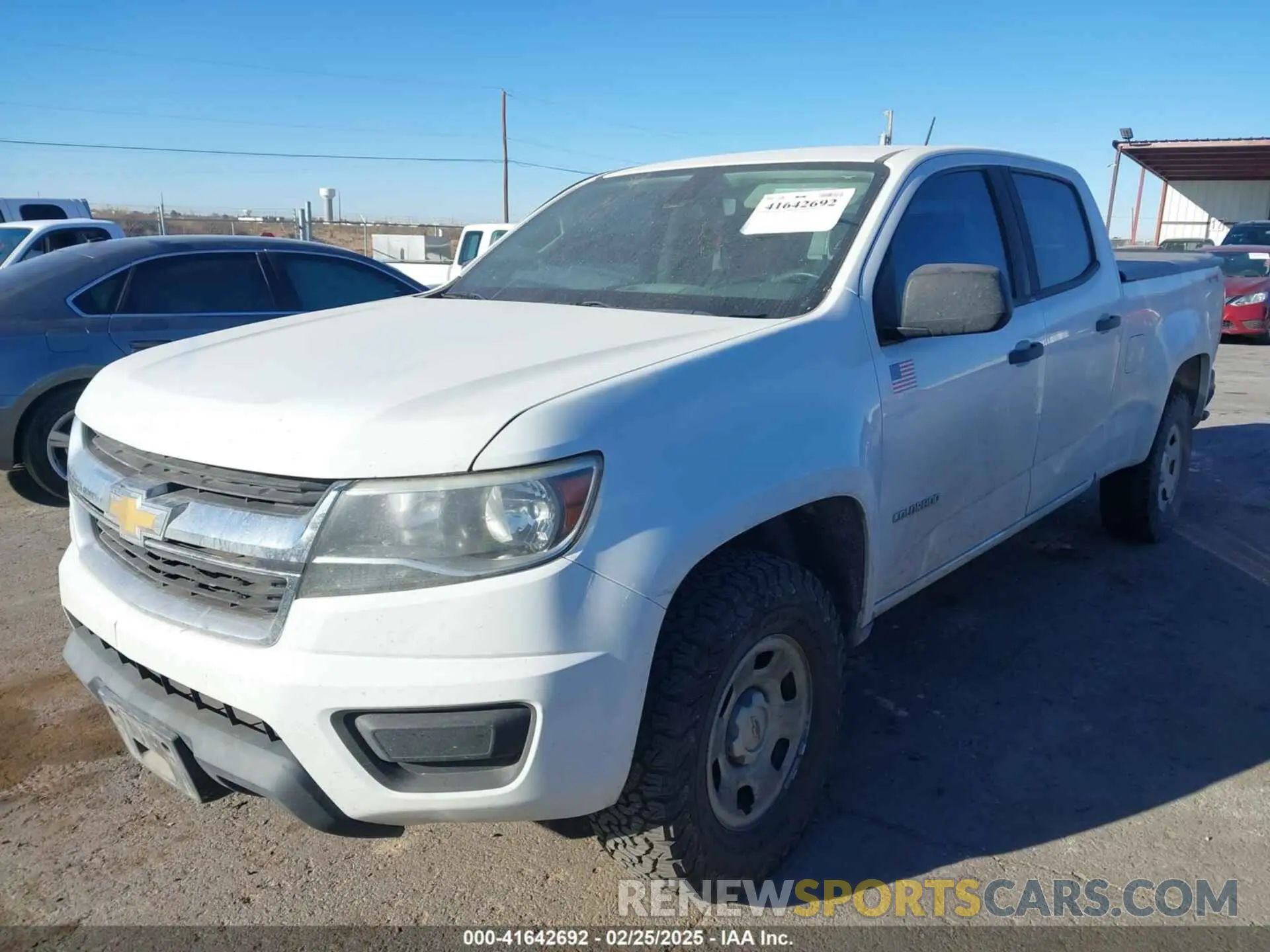 2 Photograph of a damaged car 1GCGTBEN5K1334513 CHEVROLET COLORADO 2019