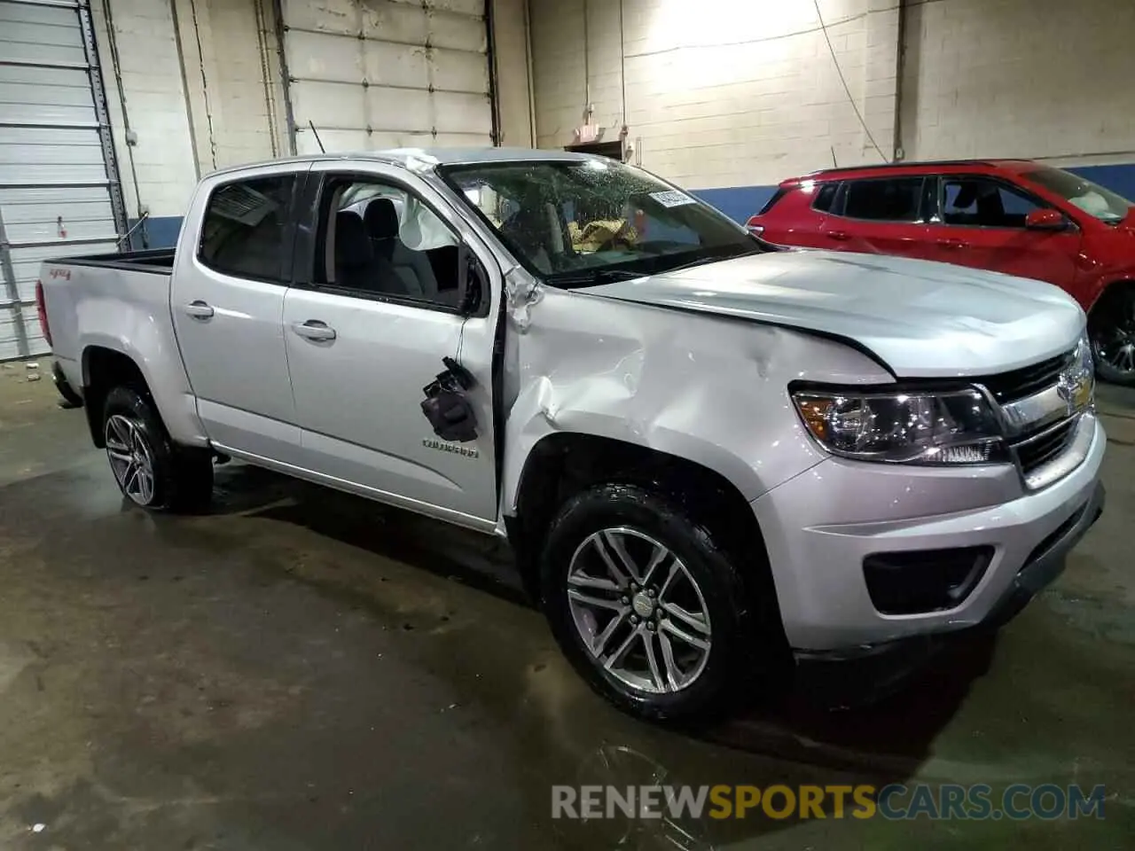 4 Photograph of a damaged car 1GCGTBEN6K1327960 CHEVROLET COLORADO 2019
