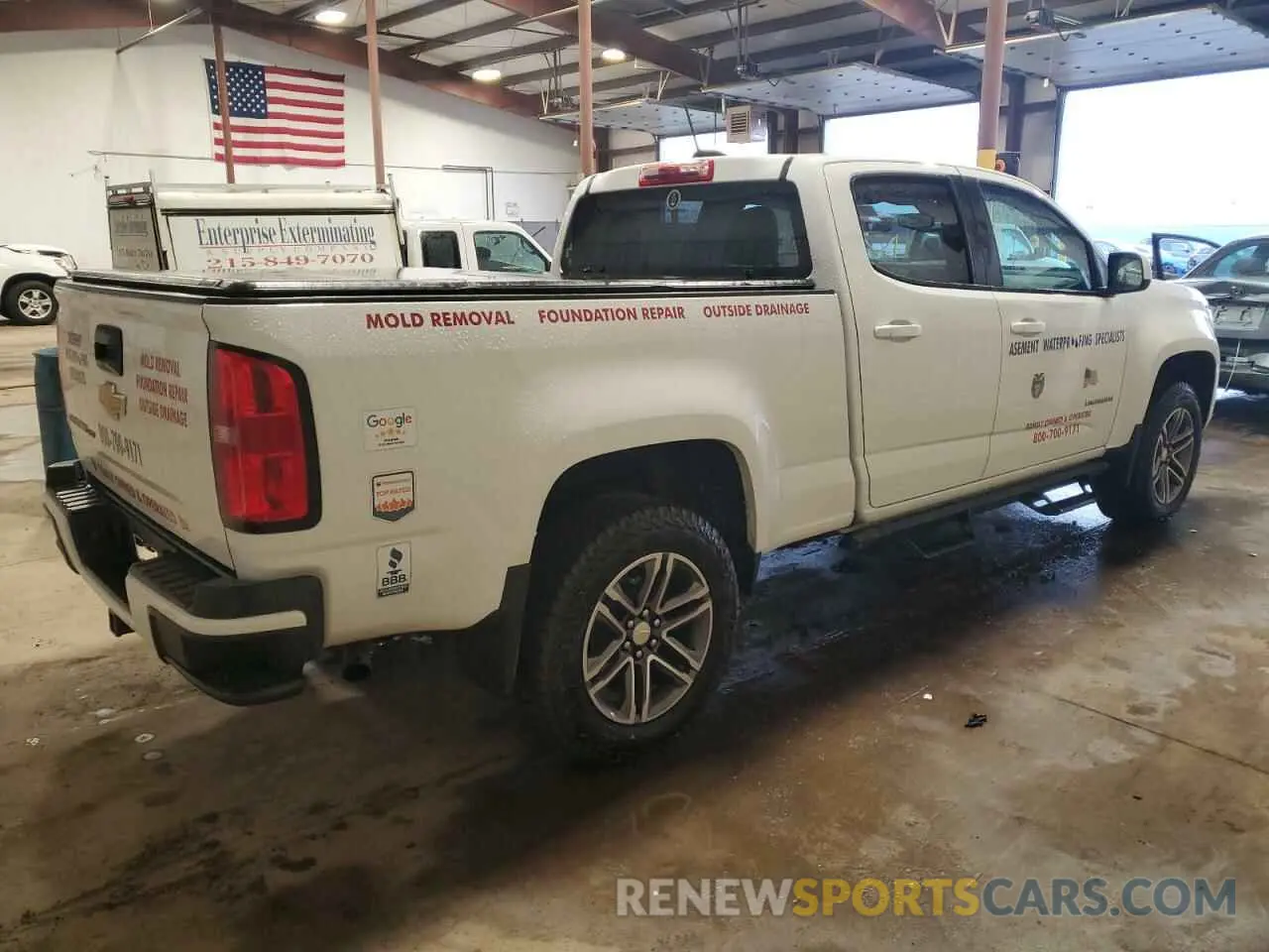 3 Photograph of a damaged car 1GCGTBEN7K1109879 CHEVROLET COLORADO 2019