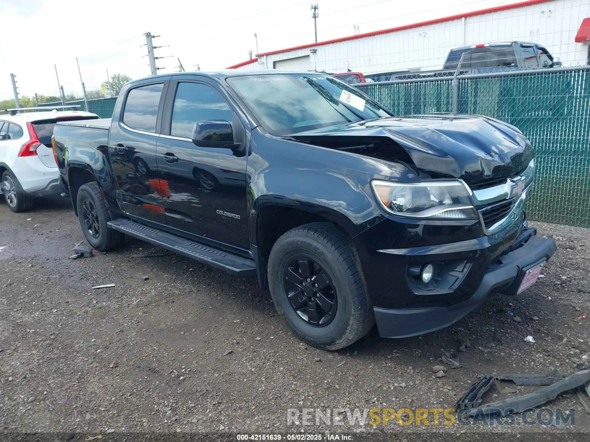 1 Photograph of a damaged car 1GCGTBEN7K1197171 CHEVROLET COLORADO 2019