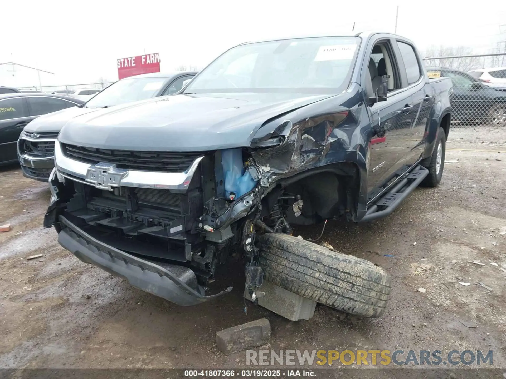 6 Photograph of a damaged car 1GCGTBEN8K1306088 CHEVROLET COLORADO 2019