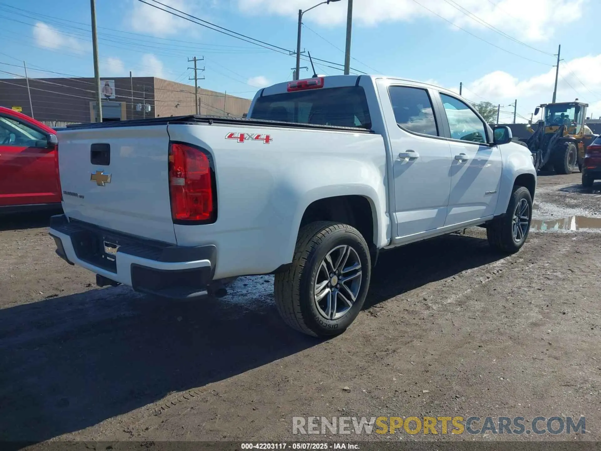 4 Photograph of a damaged car 1GCGTBEN8K1336093 CHEVROLET COLORADO 2019