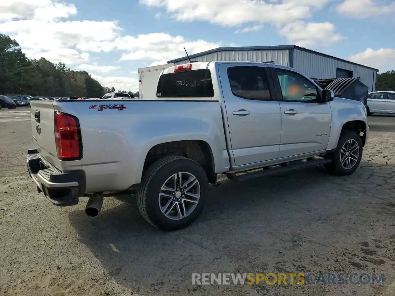 3 Photograph of a damaged car 1GCGTBEN9K1204797 CHEVROLET COLORADO 2019