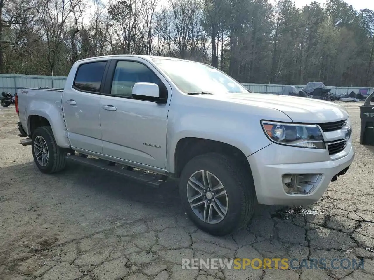 4 Photograph of a damaged car 1GCGTBEN9K1204797 CHEVROLET COLORADO 2019