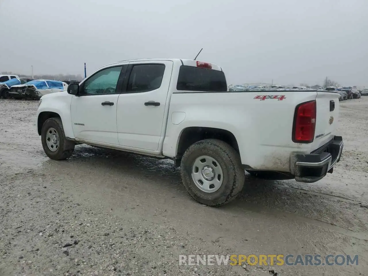 2 Photograph of a damaged car 1GCGTBEN9K1354215 CHEVROLET COLORADO 2019