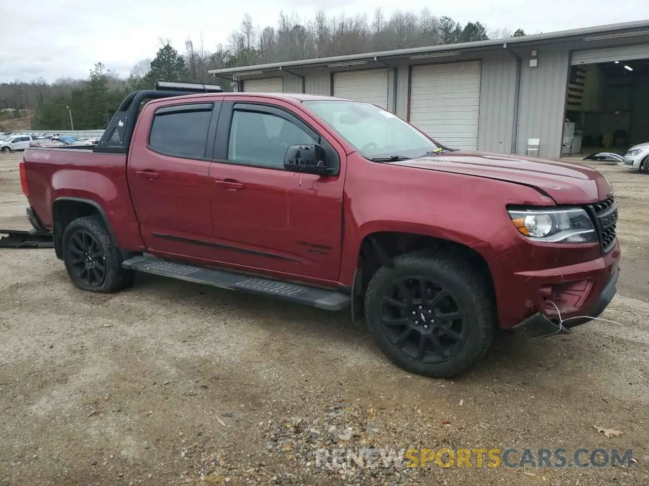 4 Photograph of a damaged car 1GCGTCEN2K1308943 CHEVROLET COLORADO 2019