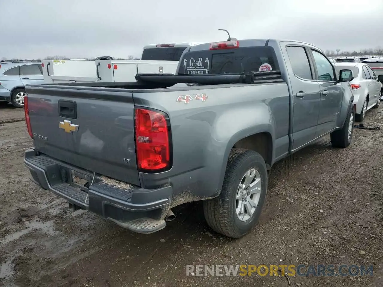 3 Photograph of a damaged car 1GCGTCEN3K1103728 CHEVROLET COLORADO 2019