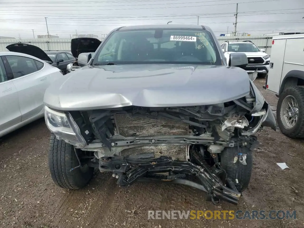 5 Photograph of a damaged car 1GCGTCEN3K1103728 CHEVROLET COLORADO 2019