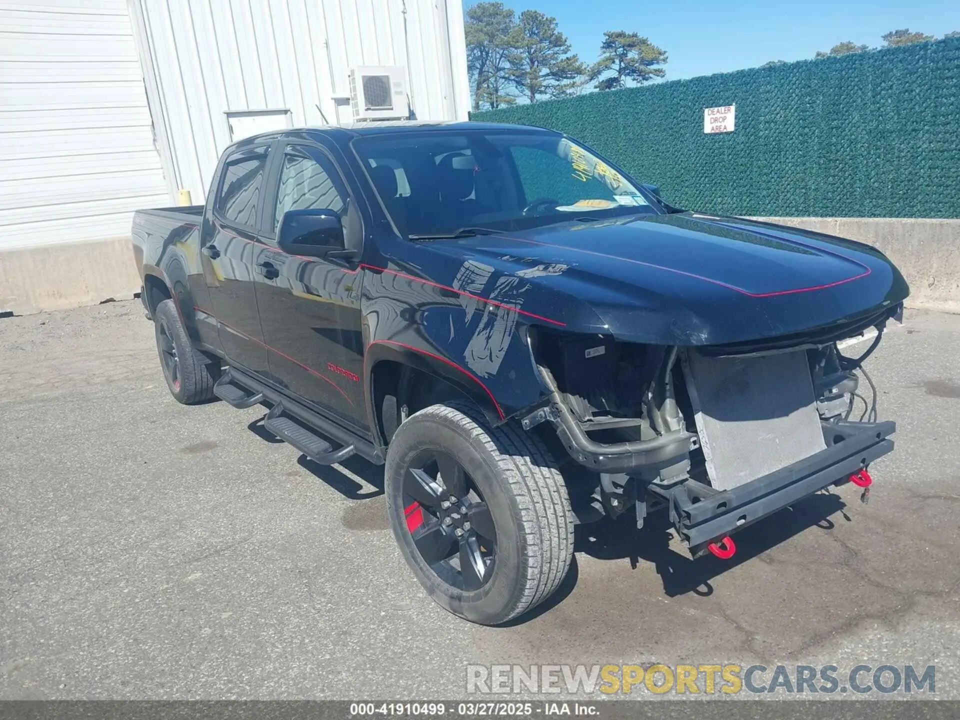 1 Photograph of a damaged car 1GCGTCEN3K1140603 CHEVROLET COLORADO 2019