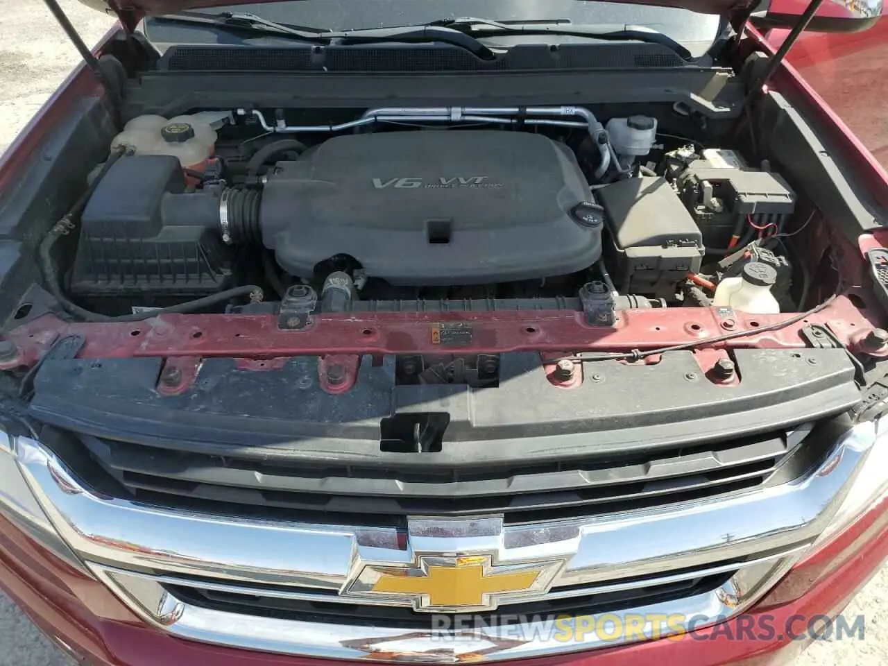 11 Photograph of a damaged car 1GCGTCEN3K1169289 CHEVROLET COLORADO 2019