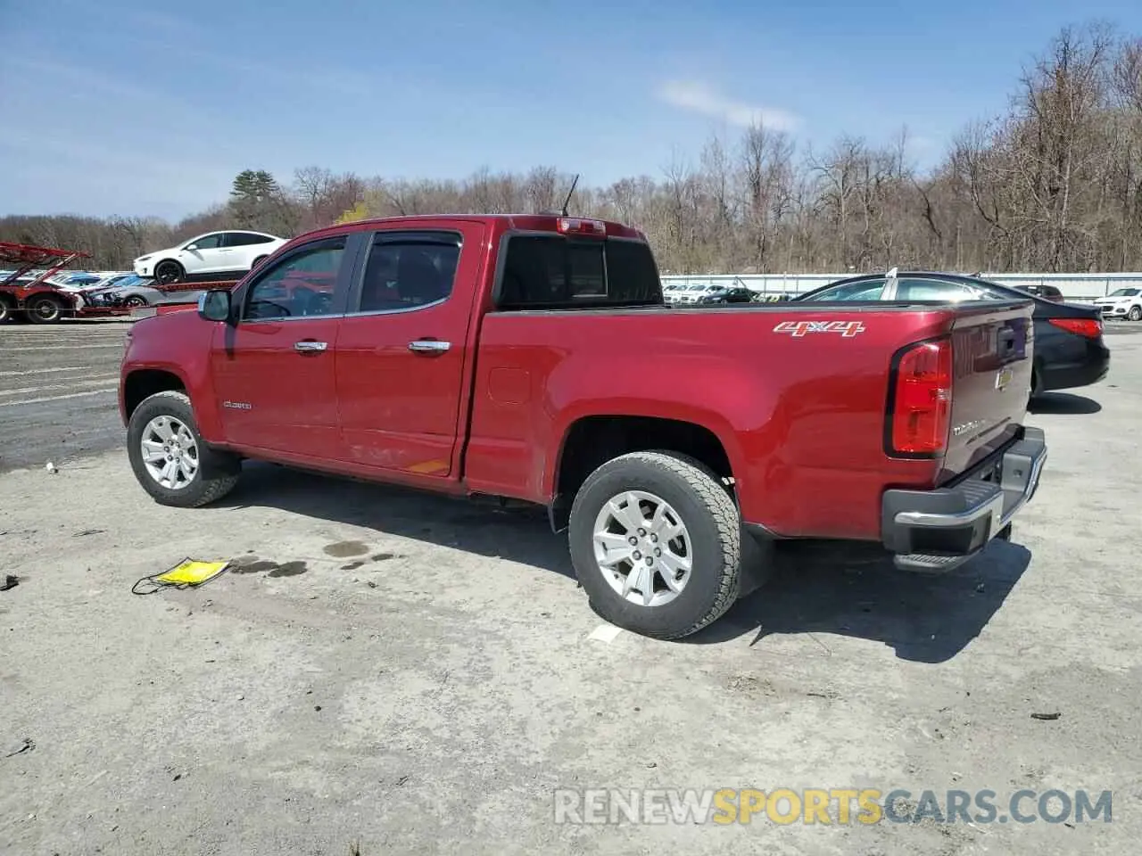 2 Photograph of a damaged car 1GCGTCEN3K1169289 CHEVROLET COLORADO 2019