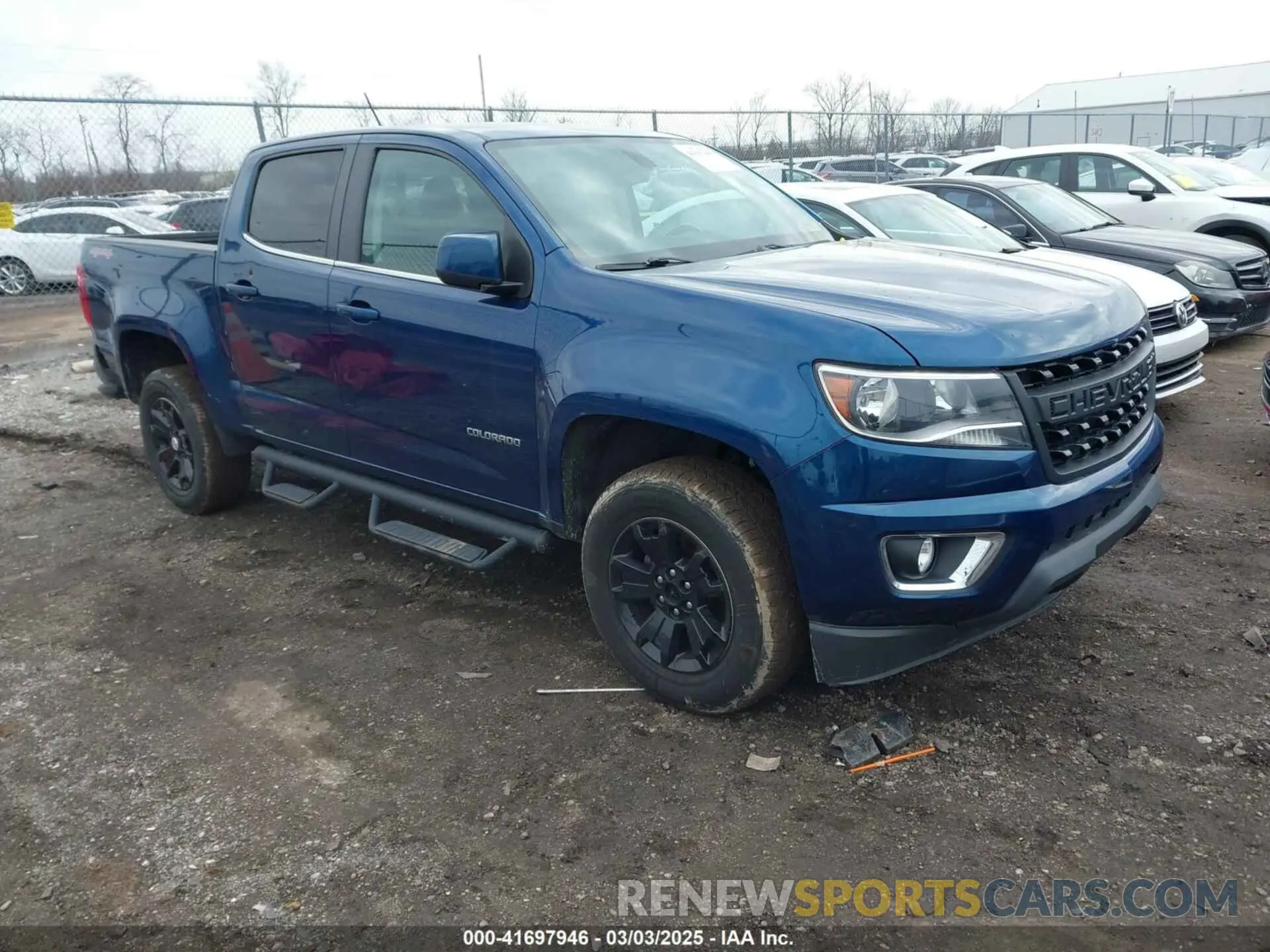 1 Photograph of a damaged car 1GCGTCEN4K1136625 CHEVROLET COLORADO 2019