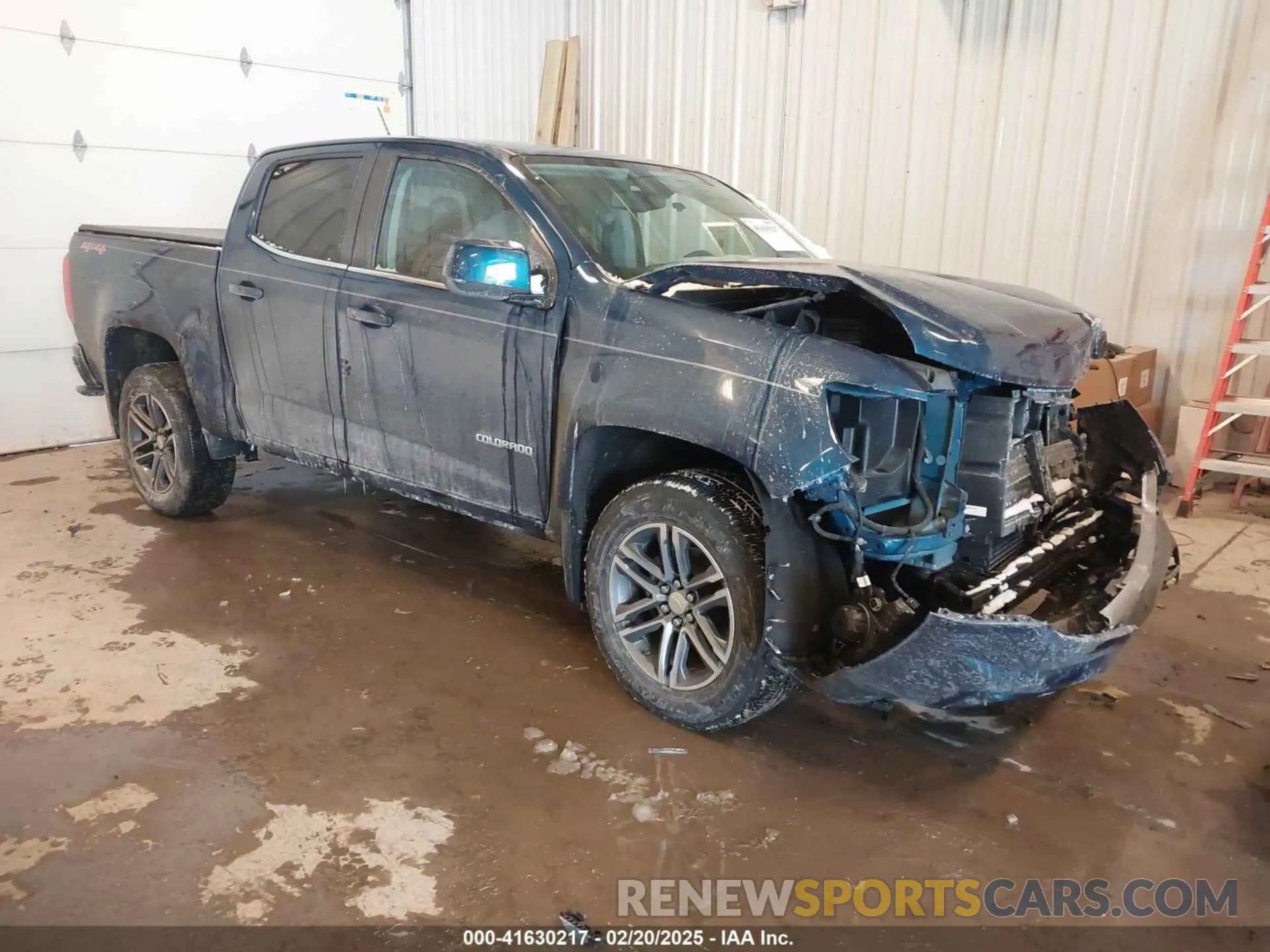 1 Photograph of a damaged car 1GCGTCEN5K1327308 CHEVROLET COLORADO 2019