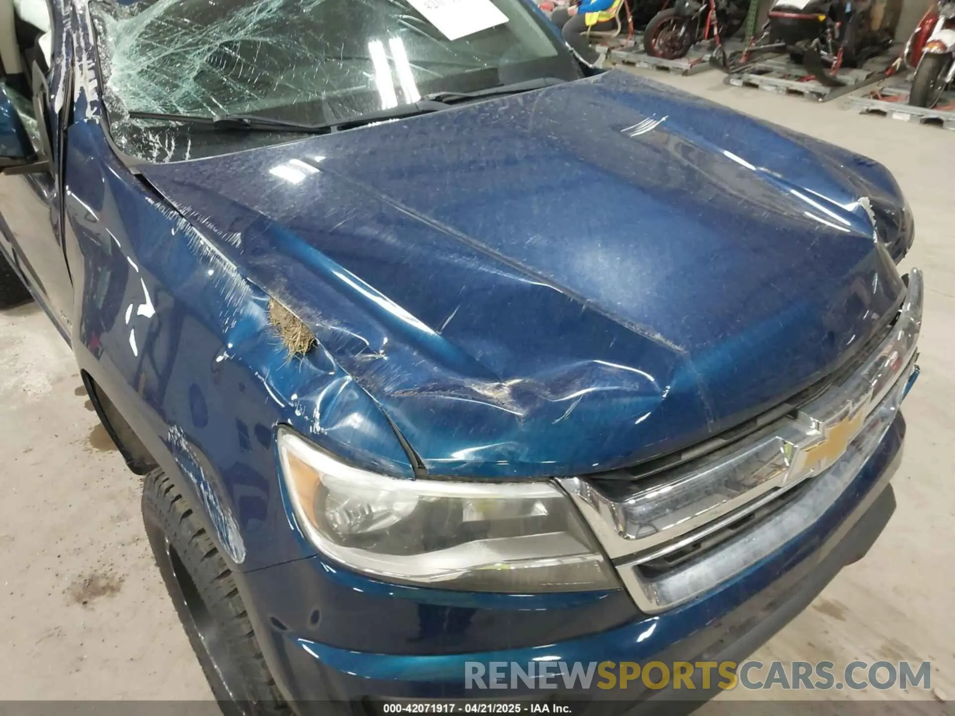 17 Photograph of a damaged car 1GCGTCEN6K1122032 CHEVROLET COLORADO 2019