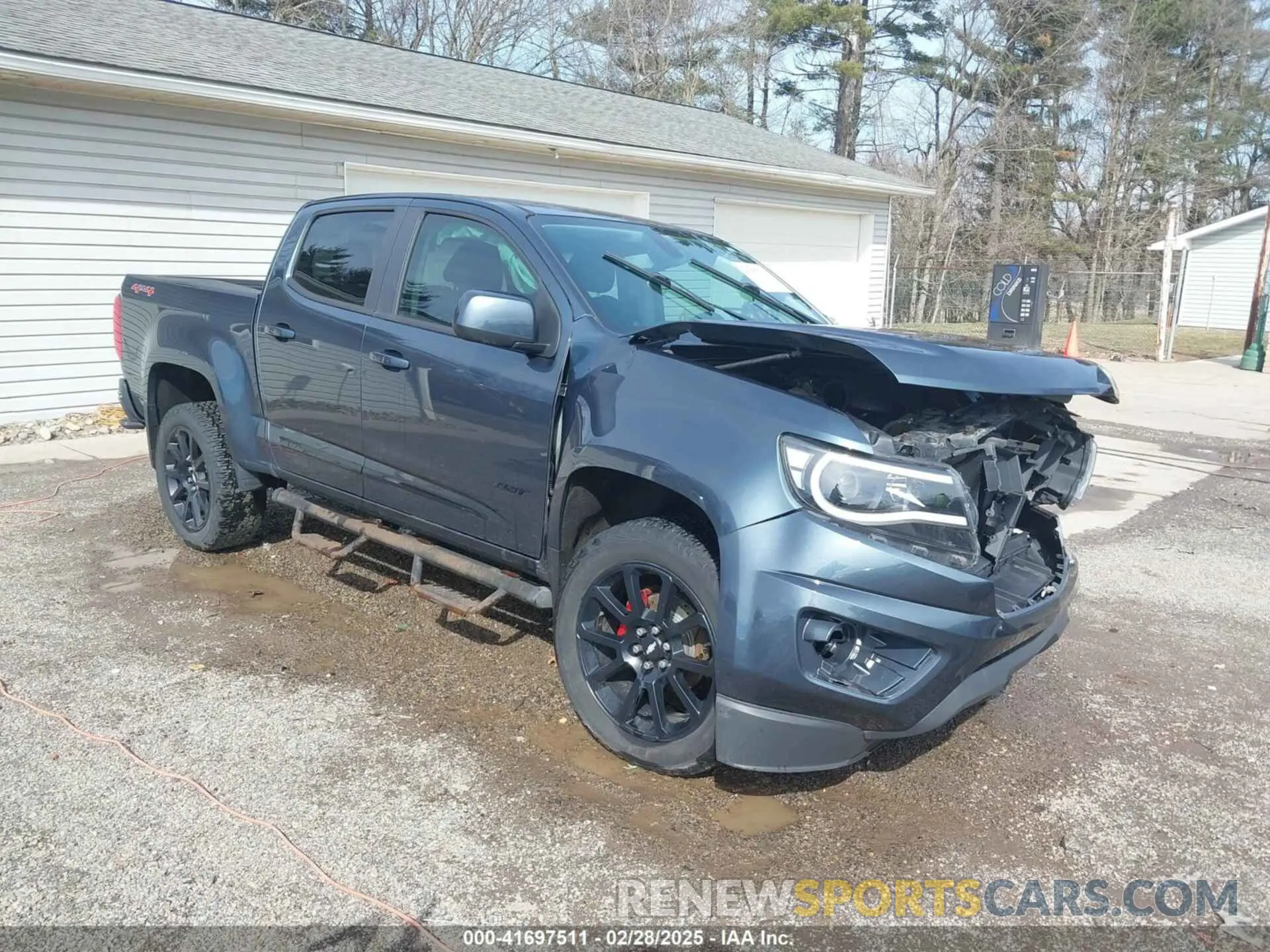 1 Photograph of a damaged car 1GCGTCEN6K1317595 CHEVROLET COLORADO 2019