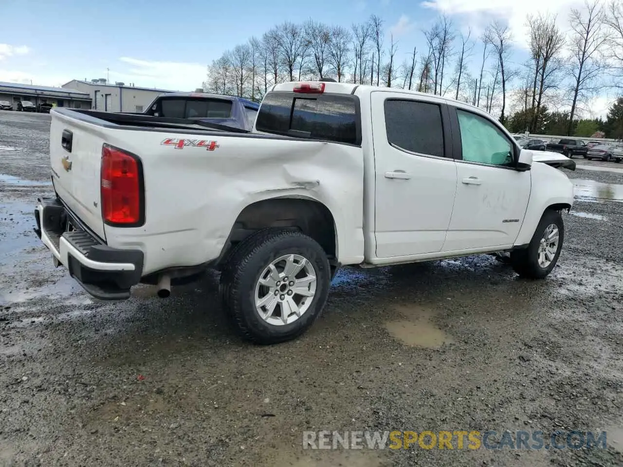 3 Photograph of a damaged car 1GCGTCEN6K1319086 CHEVROLET COLORADO 2019