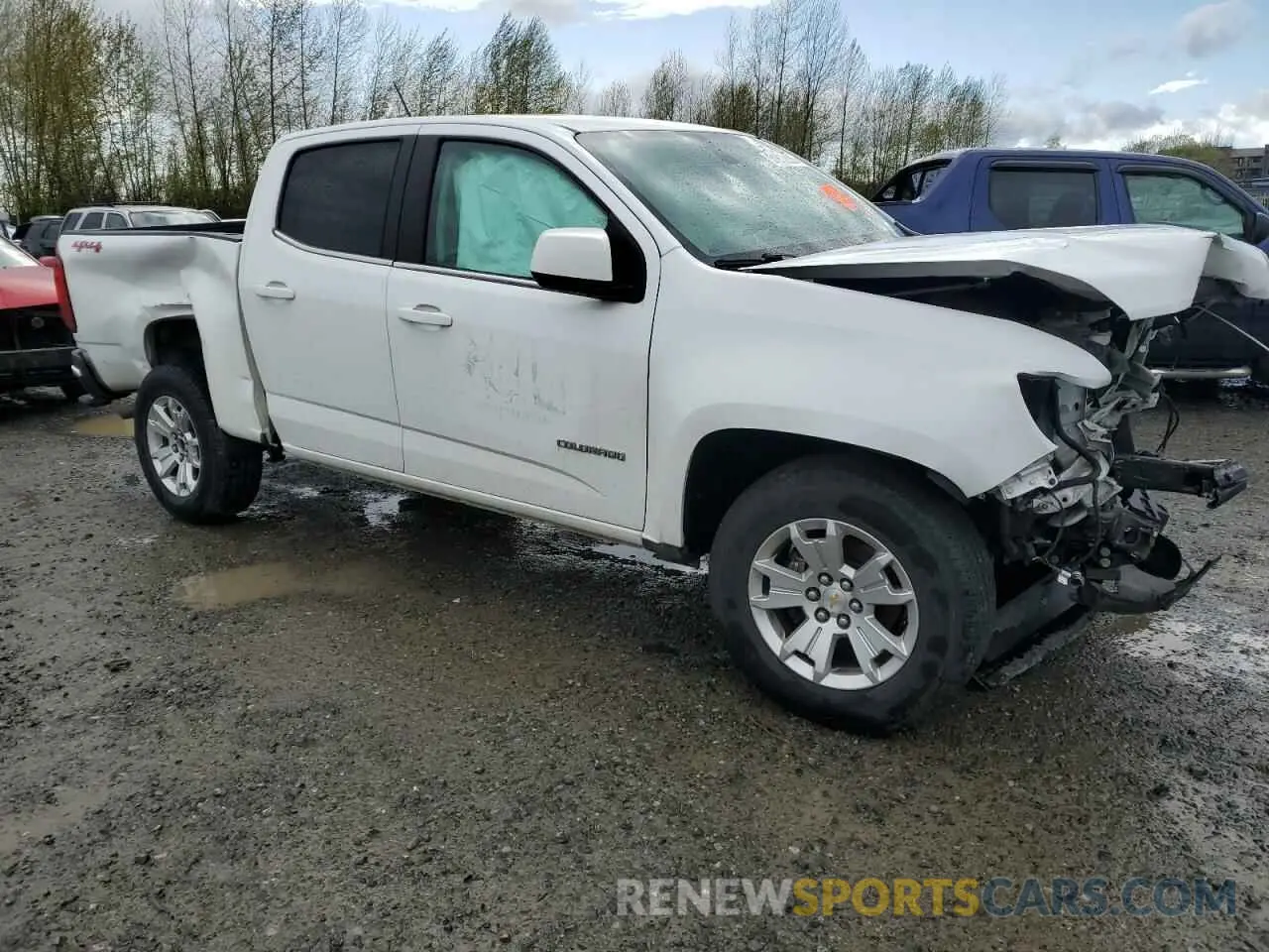 4 Photograph of a damaged car 1GCGTCEN6K1319086 CHEVROLET COLORADO 2019