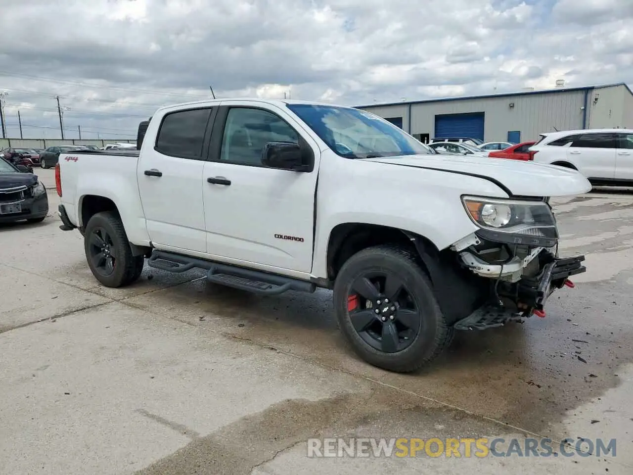 4 Photograph of a damaged car 1GCGTCEN7K1142516 CHEVROLET COLORADO 2019