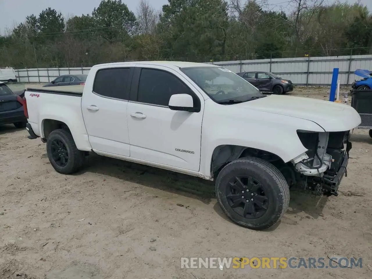4 Photograph of a damaged car 1GCGTCEN7K1167495 CHEVROLET COLORADO 2019