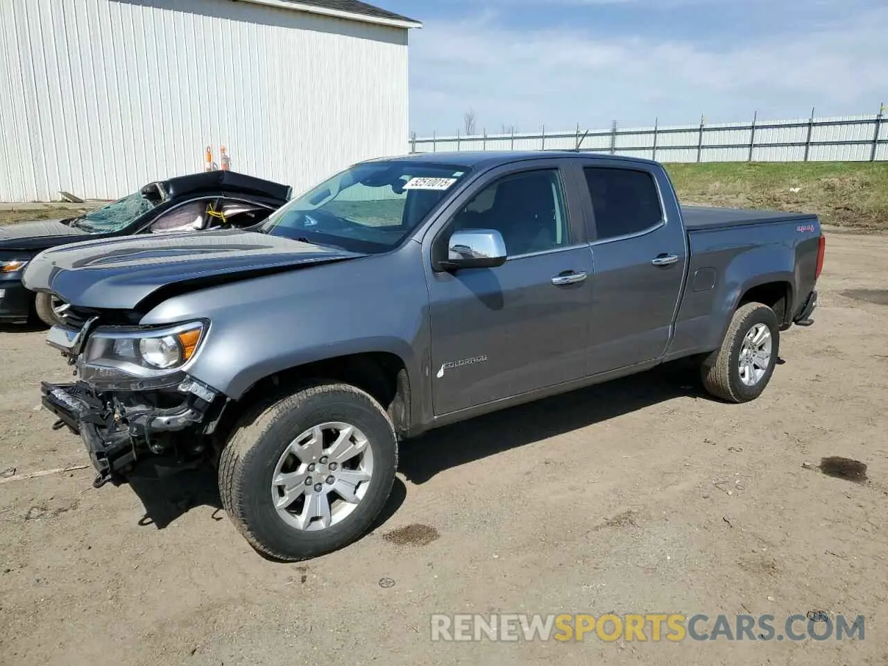 1 Photograph of a damaged car 1GCGTCEN7K1251140 CHEVROLET COLORADO 2019