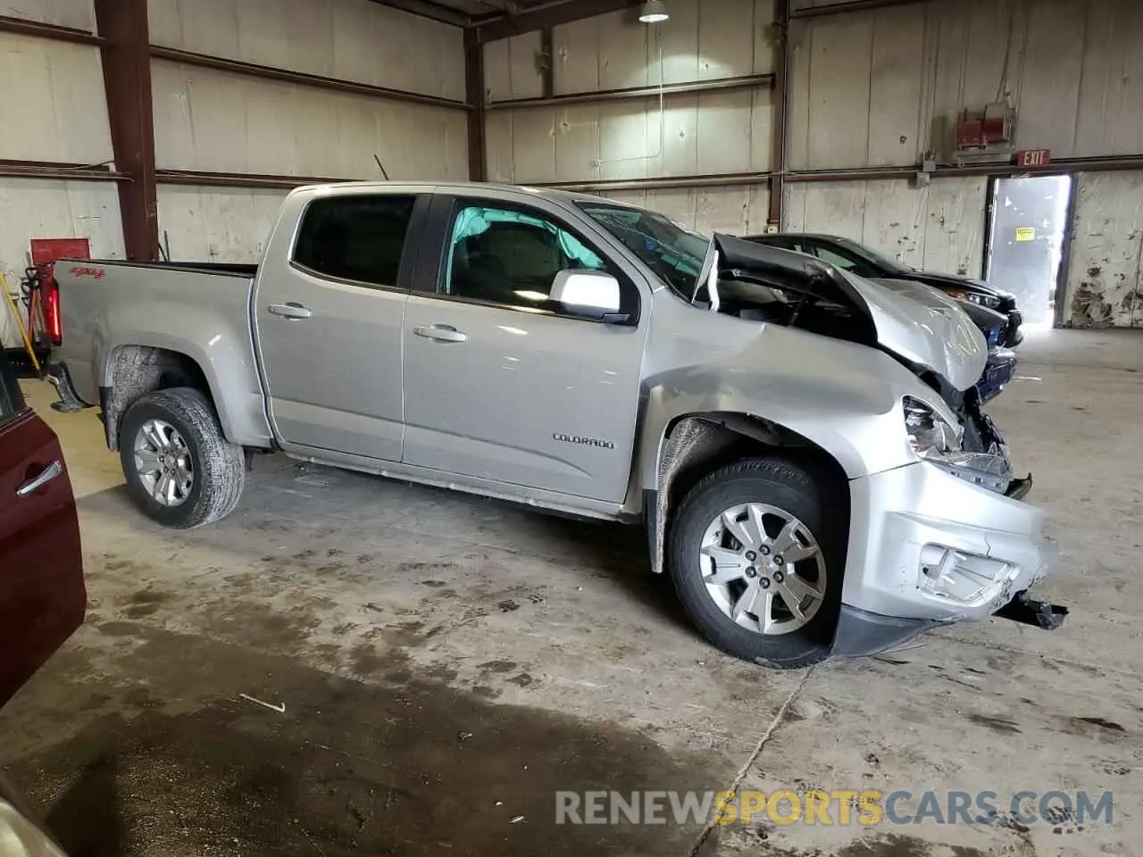4 Photograph of a damaged car 1GCGTCEN8K1107631 CHEVROLET COLORADO 2019