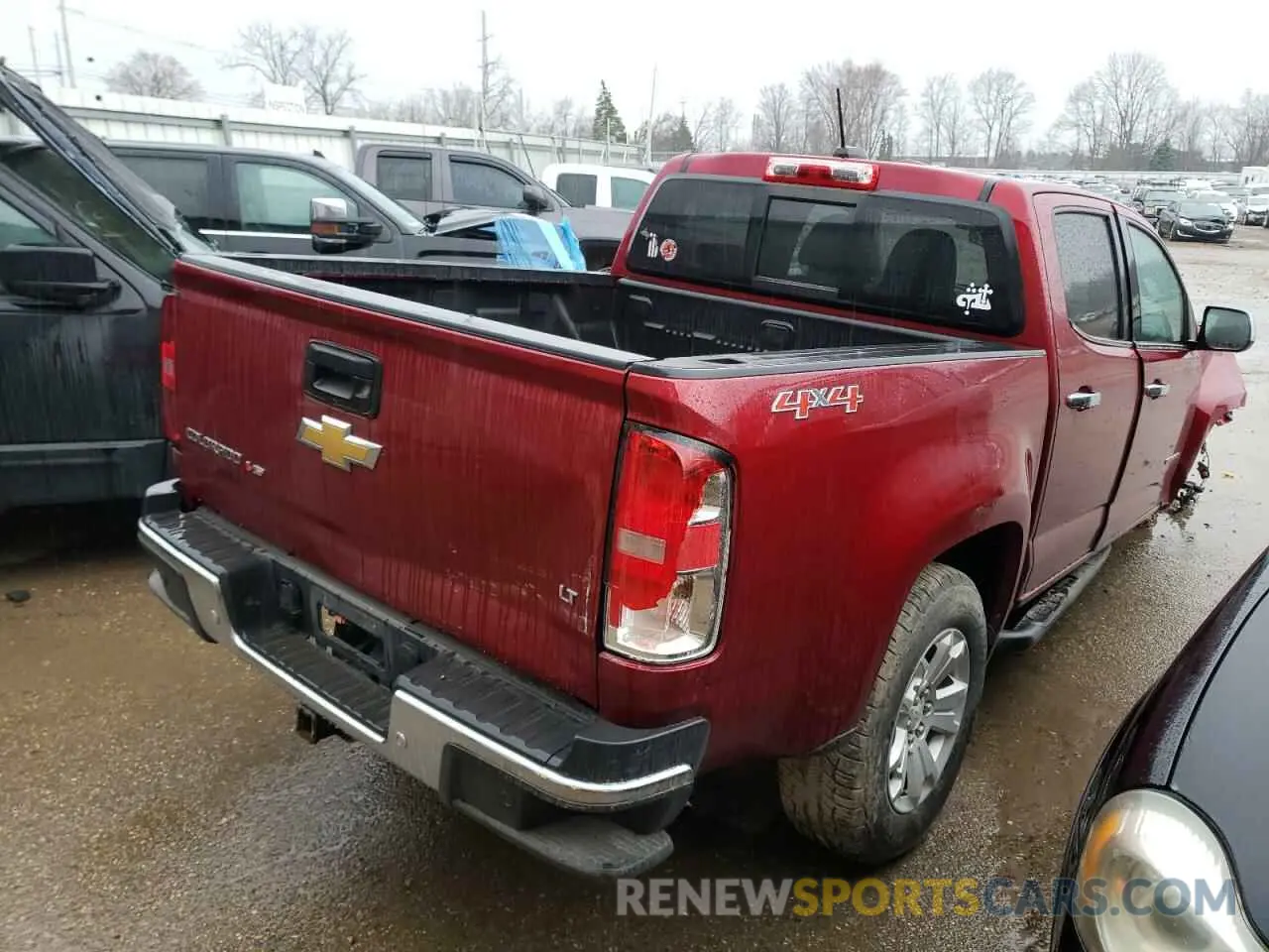 3 Photograph of a damaged car 1GCGTCEN9K1210413 CHEVROLET COLORADO 2019