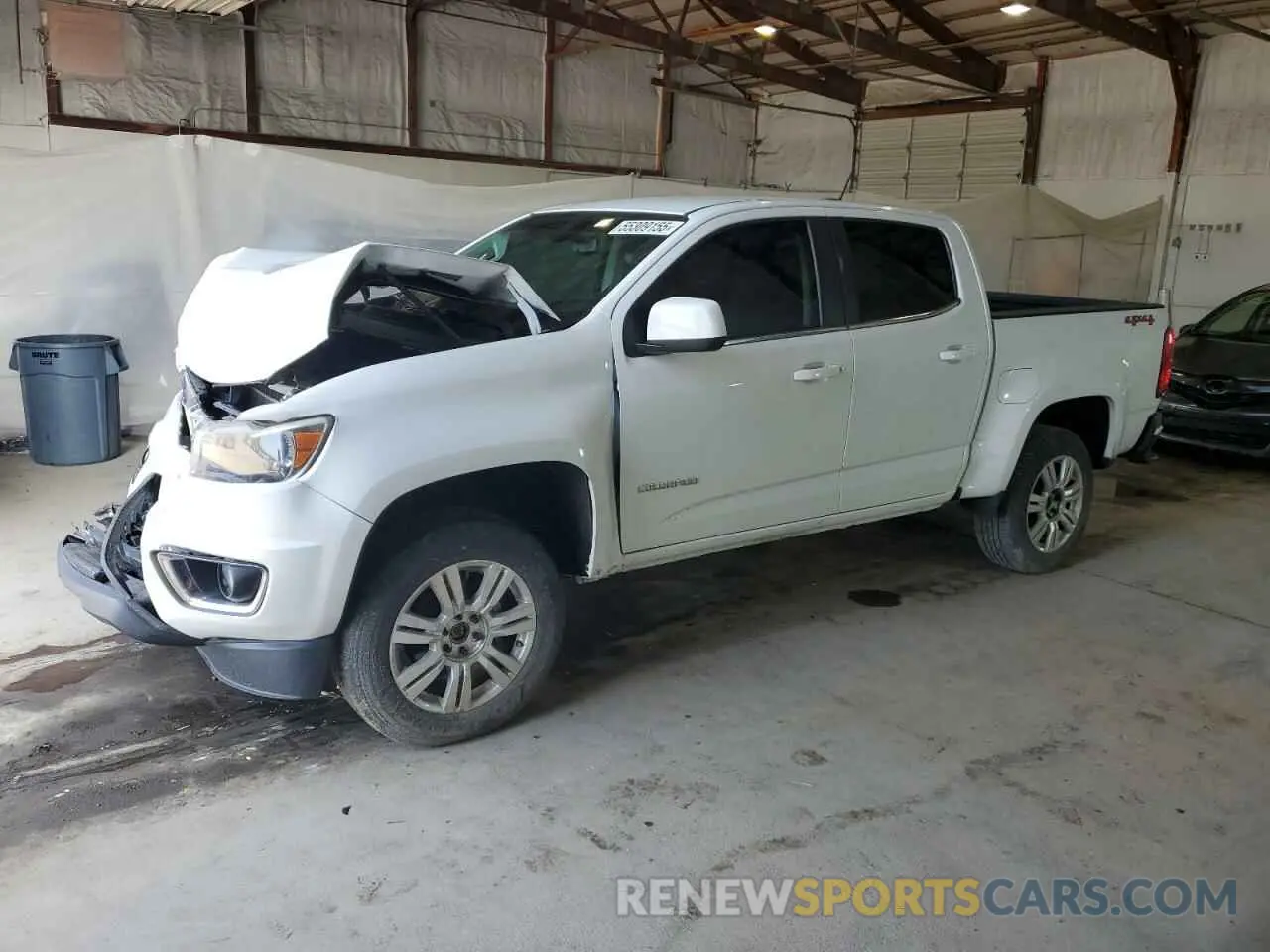 1 Photograph of a damaged car 1GCGTCEN9K1284012 CHEVROLET COLORADO 2019