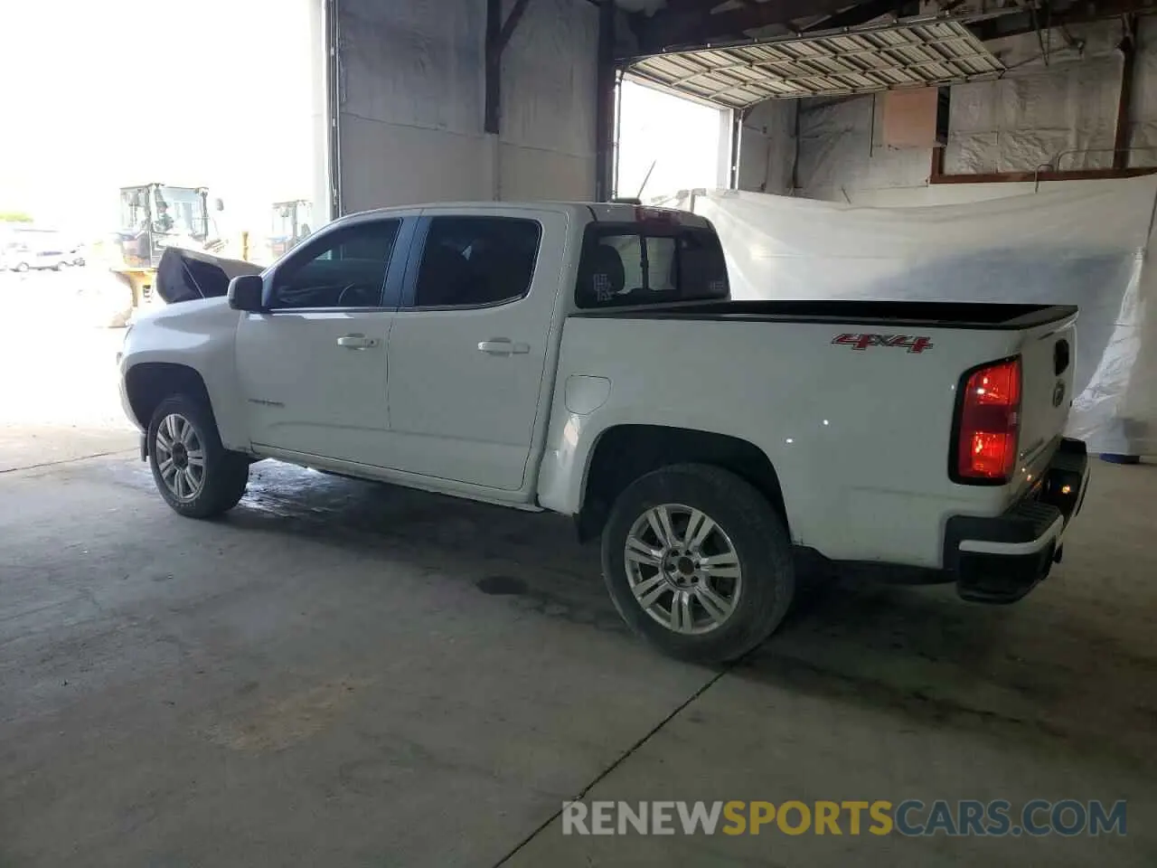 2 Photograph of a damaged car 1GCGTCEN9K1284012 CHEVROLET COLORADO 2019