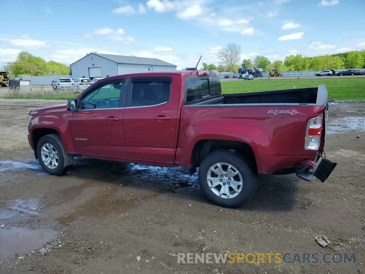 2 Photograph of a damaged car 1GCGTCEN9K1316389 CHEVROLET COLORADO 2019