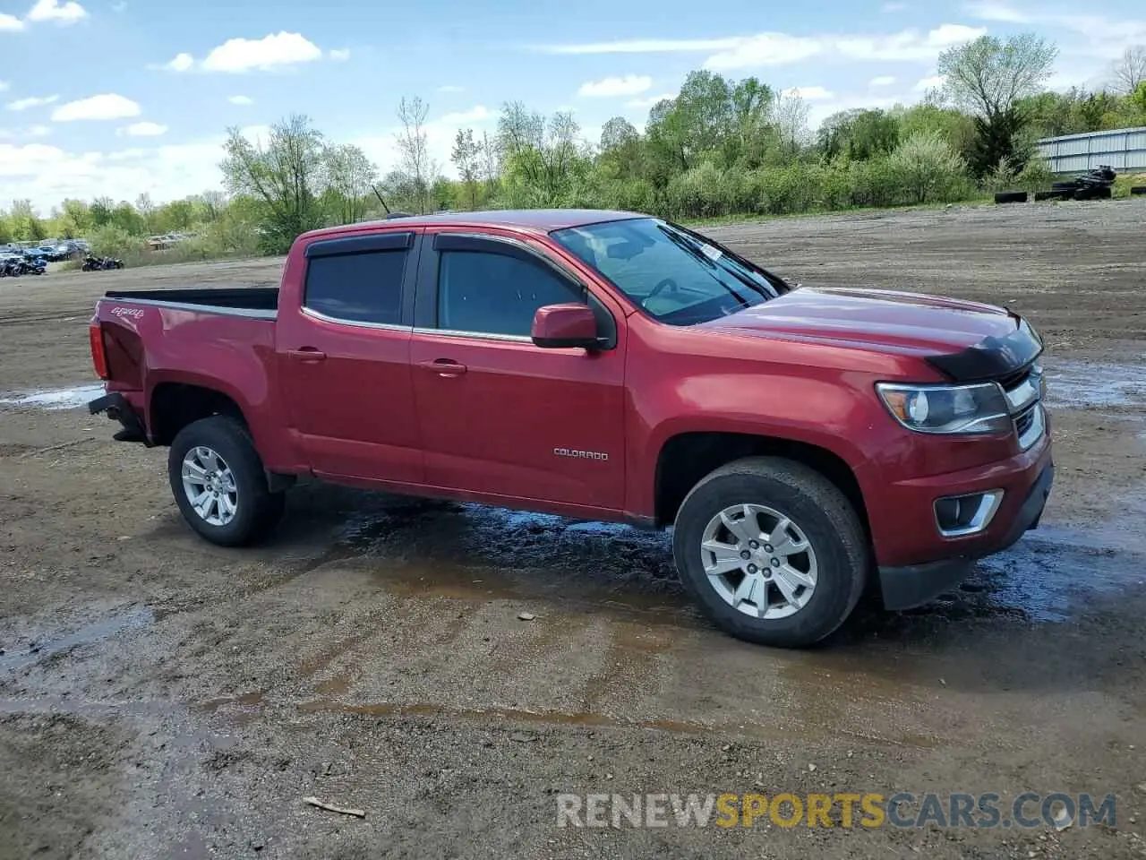 4 Photograph of a damaged car 1GCGTCEN9K1316389 CHEVROLET COLORADO 2019