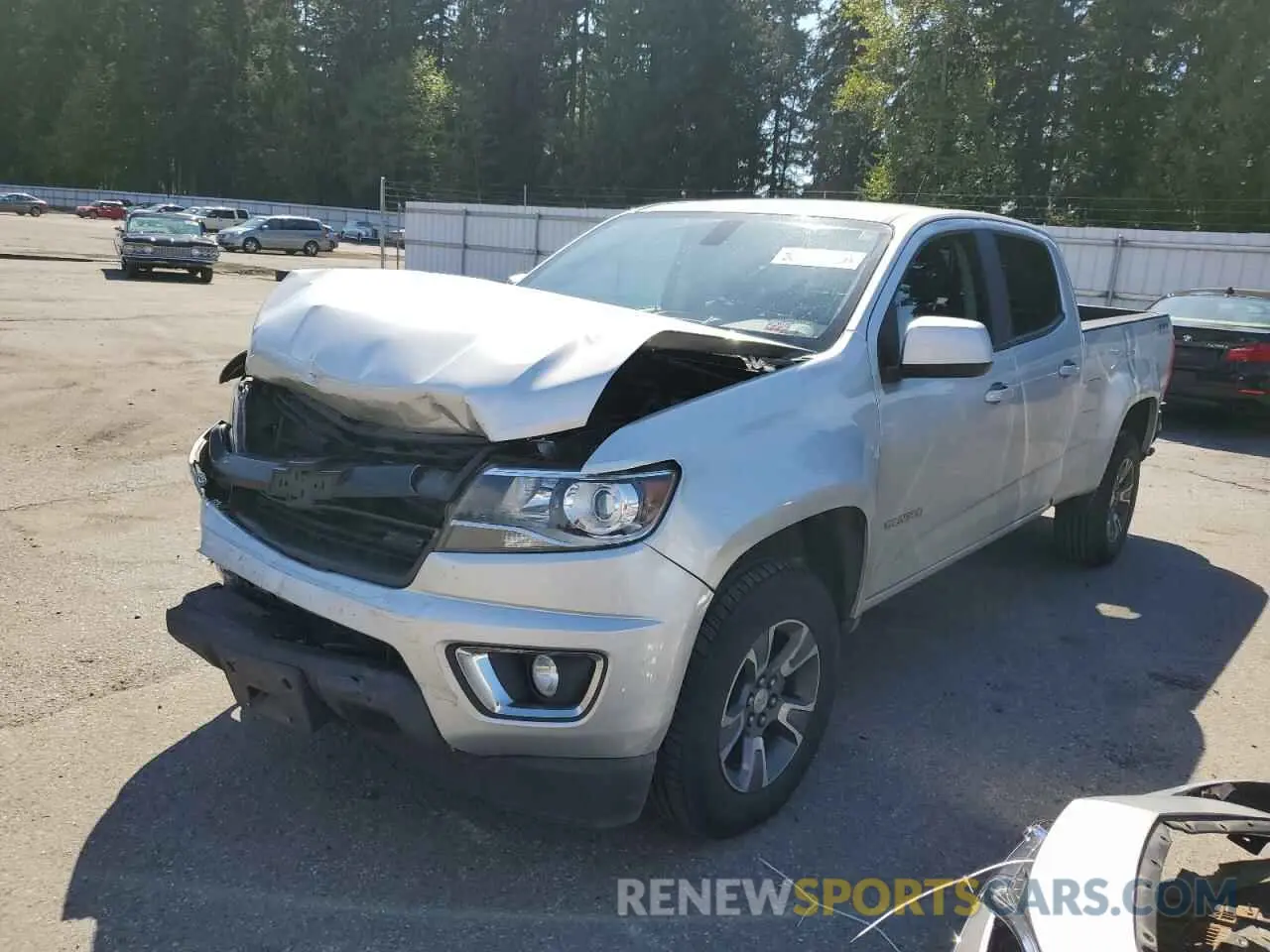 1 Photograph of a damaged car 1GCGTDEN1K1194701 CHEVROLET COLORADO 2019