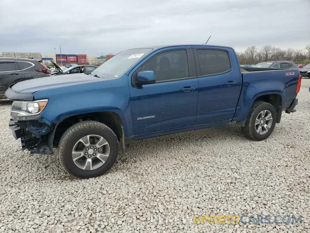 1 Photograph of a damaged car 1GCGTDEN1K1240088 CHEVROLET COLORADO 2019