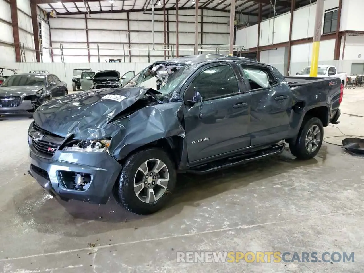 1 Photograph of a damaged car 1GCGTDEN1K1325741 CHEVROLET COLORADO 2019