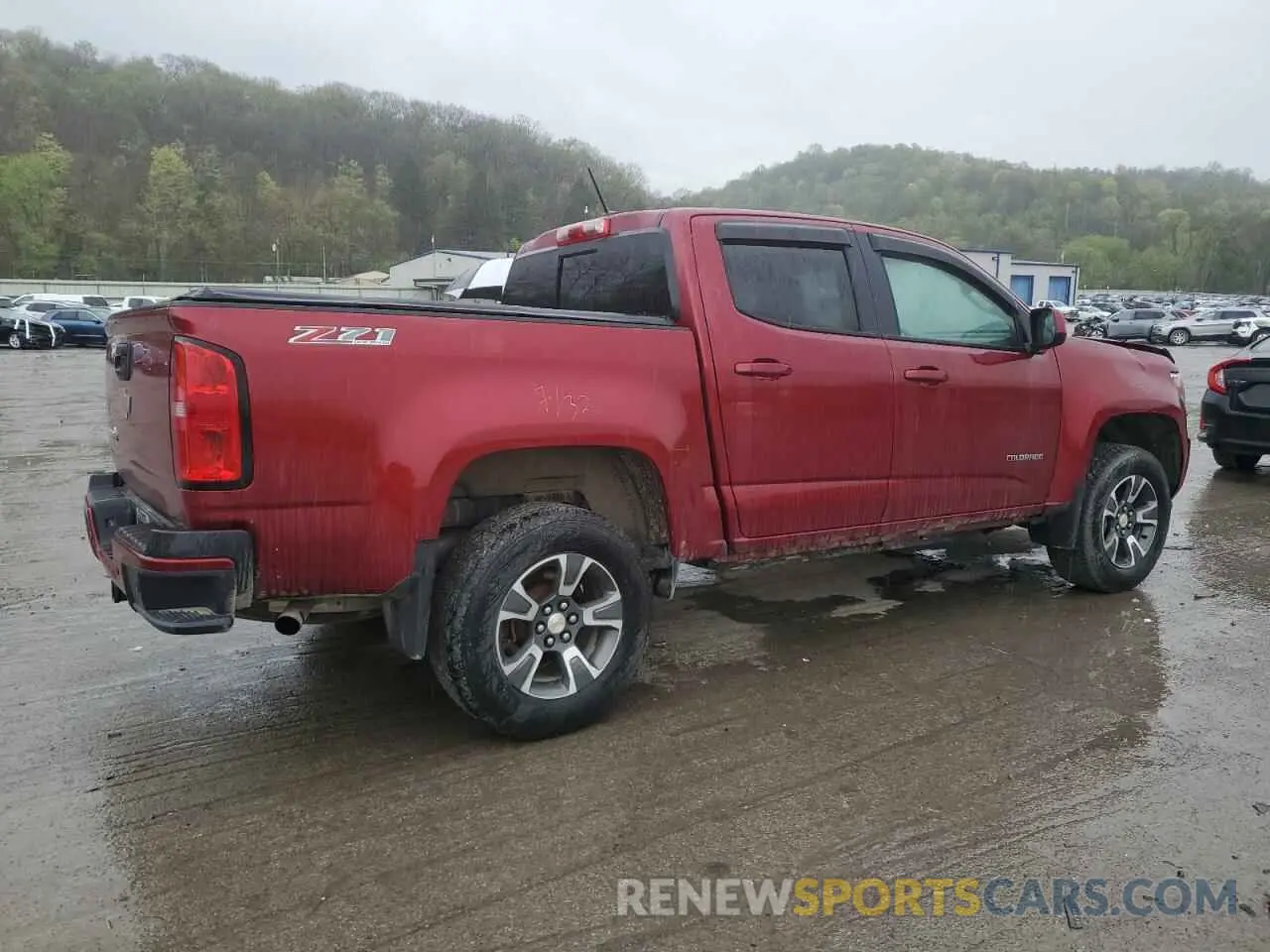 3 Photograph of a damaged car 1GCGTDEN2K1277571 CHEVROLET COLORADO 2019