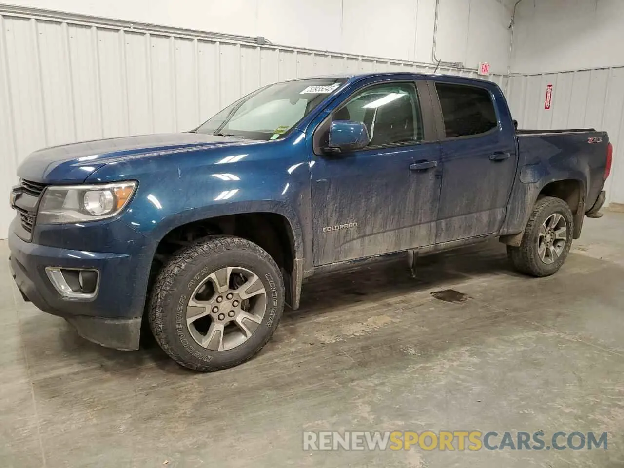 1 Photograph of a damaged car 1GCGTDEN3K1307712 CHEVROLET COLORADO 2019