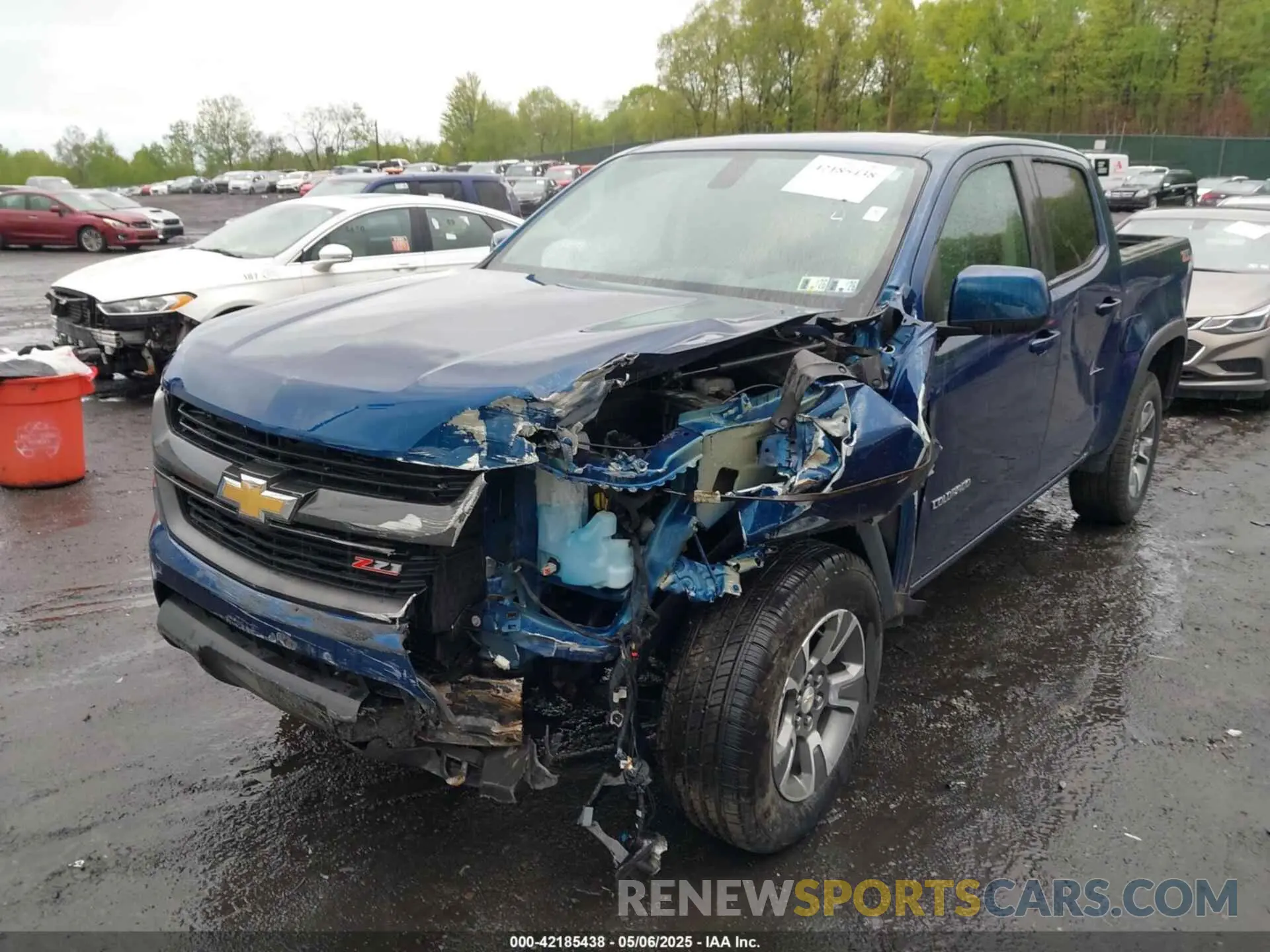 6 Photograph of a damaged car 1GCGTDEN3K1356425 CHEVROLET COLORADO 2019