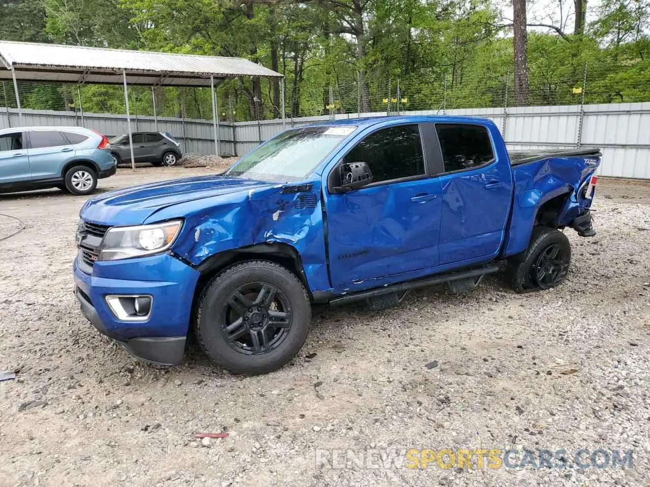 1 Photograph of a damaged car 1GCGTDEN4K1252722 CHEVROLET COLORADO 2019
