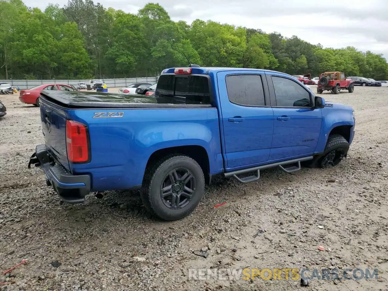 3 Photograph of a damaged car 1GCGTDEN4K1252722 CHEVROLET COLORADO 2019