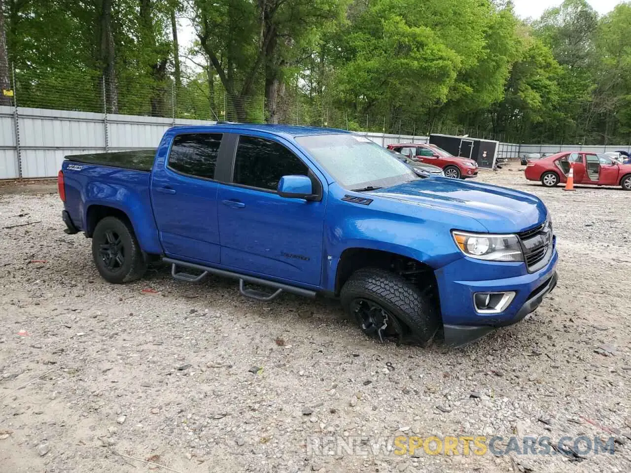 4 Photograph of a damaged car 1GCGTDEN4K1252722 CHEVROLET COLORADO 2019