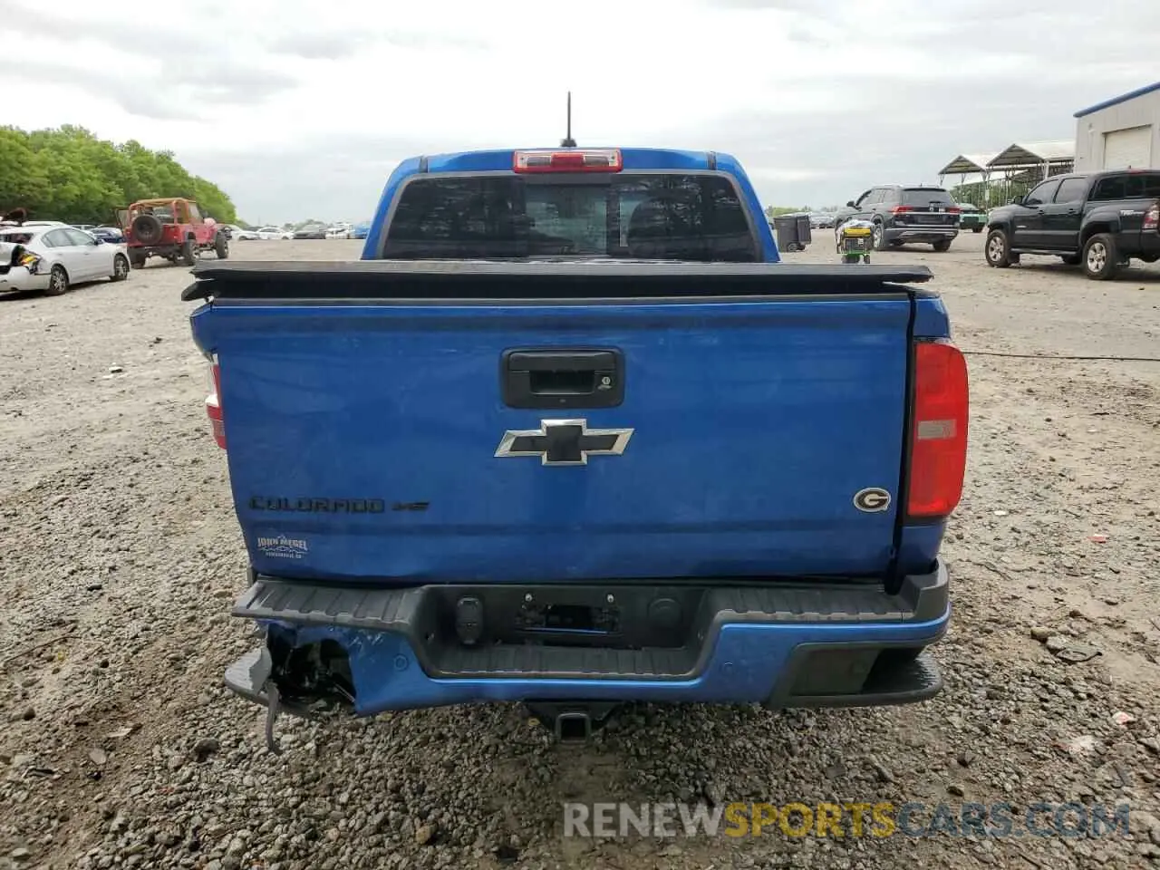 6 Photograph of a damaged car 1GCGTDEN4K1252722 CHEVROLET COLORADO 2019