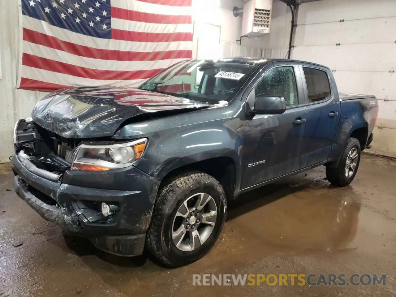 1 Photograph of a damaged car 1GCGTDEN5K1168263 CHEVROLET COLORADO 2019