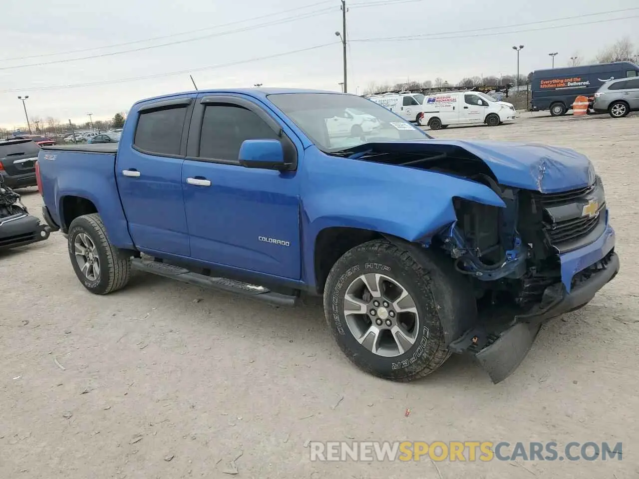 4 Photograph of a damaged car 1GCGTDEN5K1227487 CHEVROLET COLORADO 2019