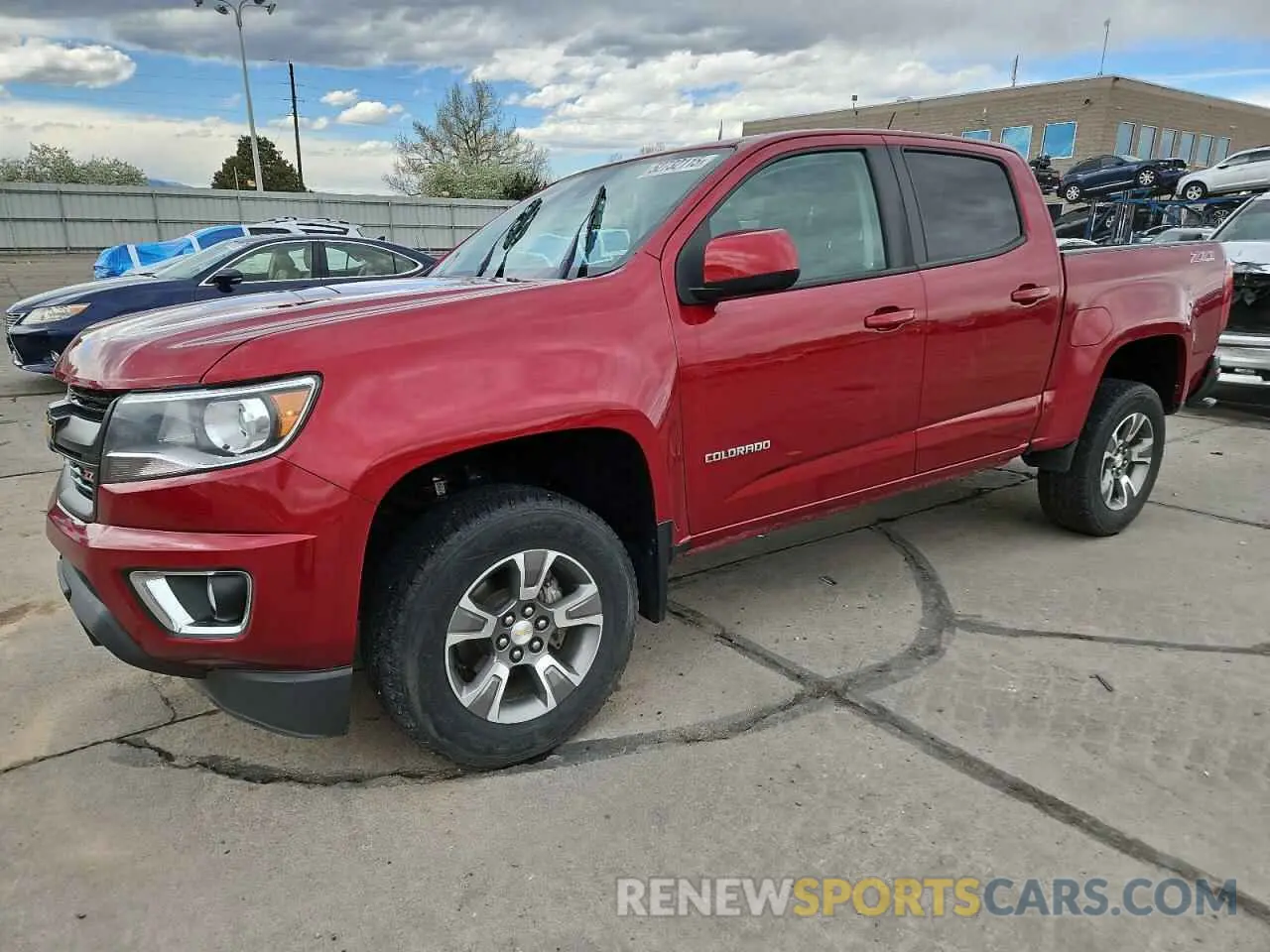 1 Photograph of a damaged car 1GCGTDEN7K1315926 CHEVROLET COLORADO 2019