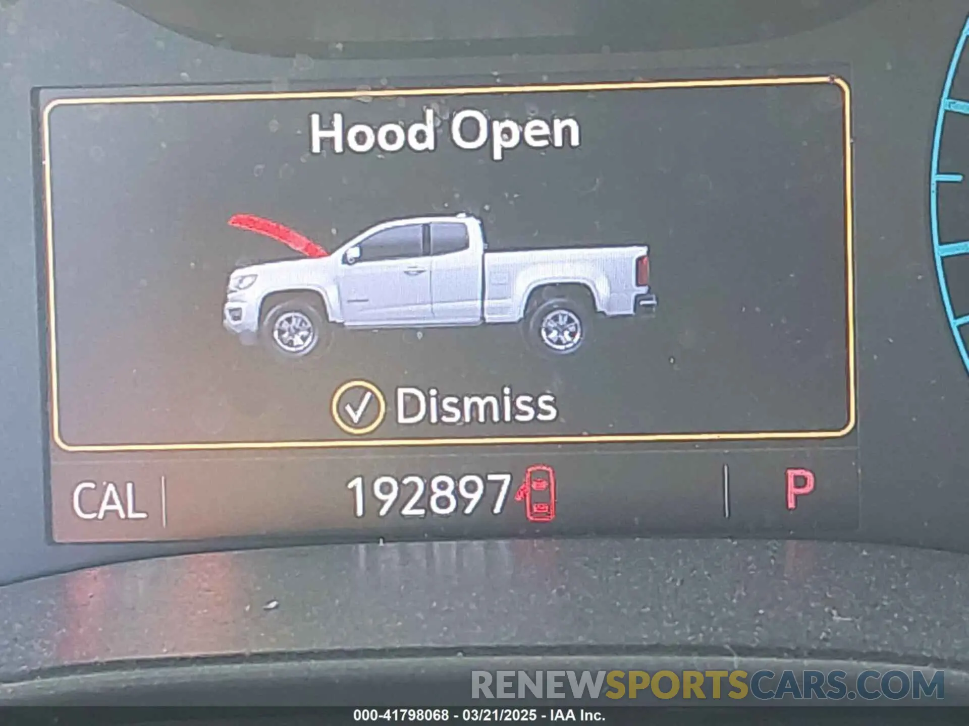 16 Photograph of a damaged car 1GCGTDEN8K1237155 CHEVROLET COLORADO 2019