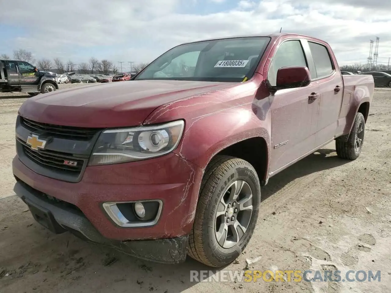1 Photograph of a damaged car 1GCGTDEN9K1122922 CHEVROLET COLORADO 2019