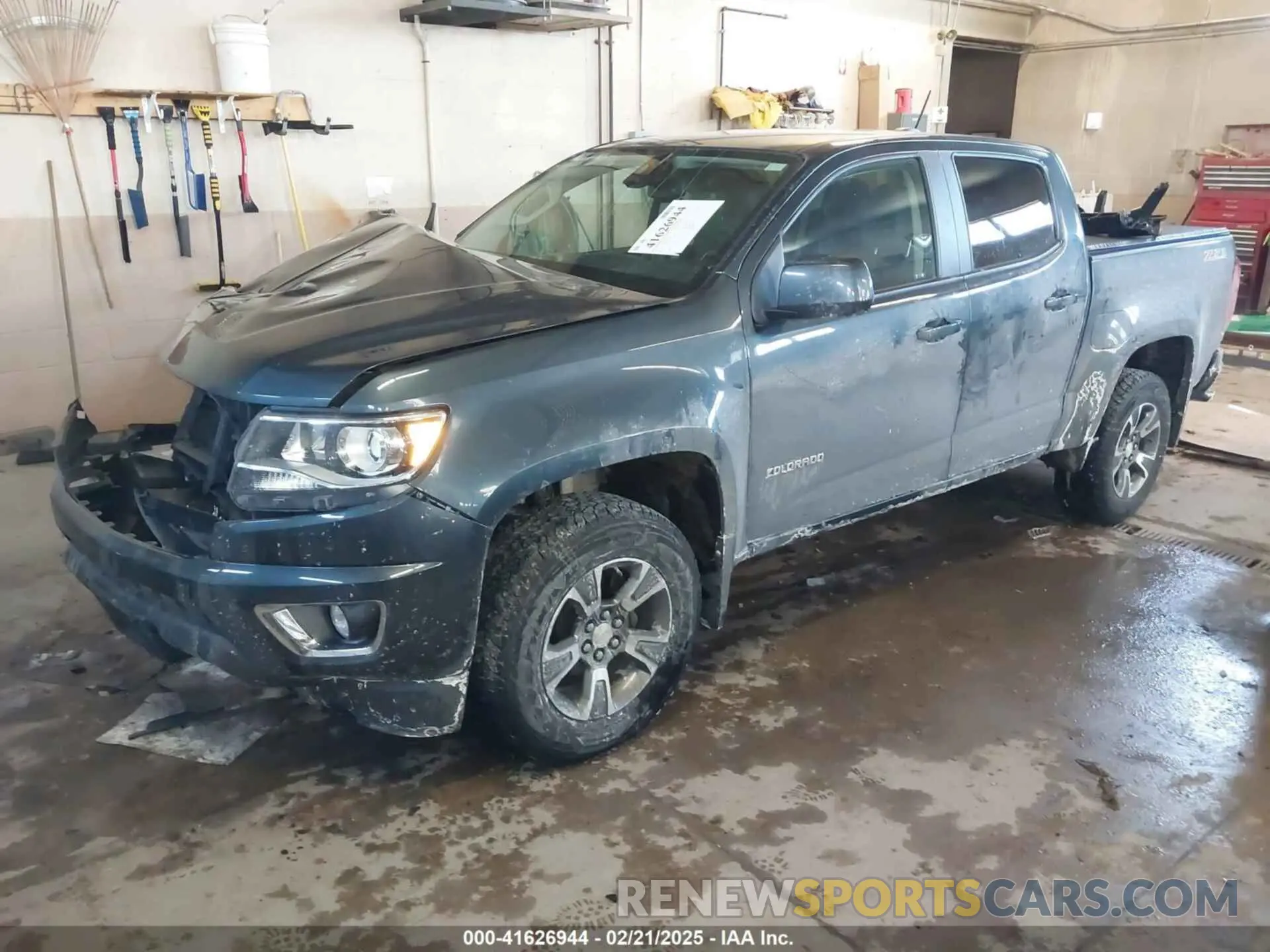 2 Photograph of a damaged car 1GCGTDEN9K1299292 CHEVROLET COLORADO 2019