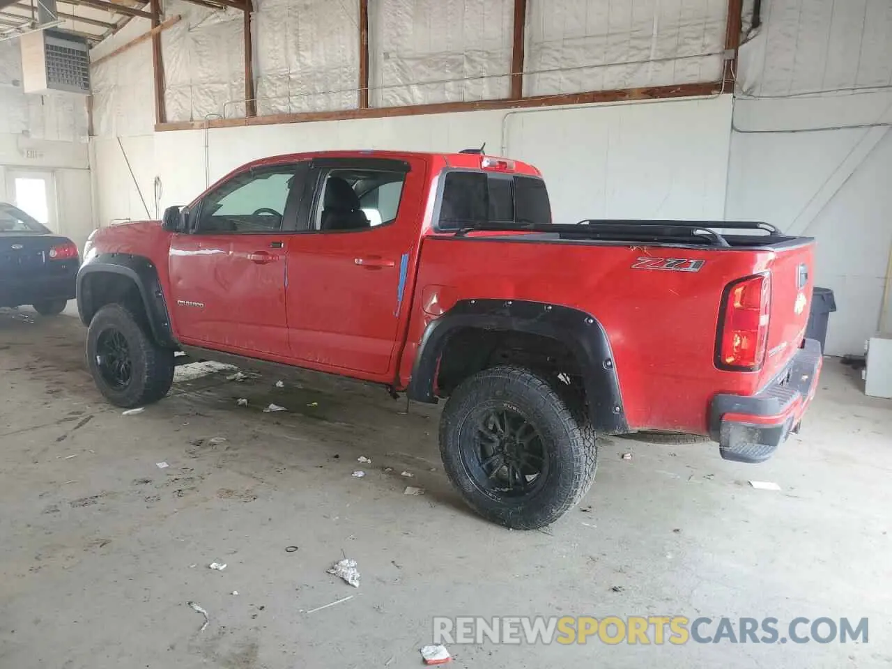 2 Photograph of a damaged car 1GCGTDENXK1336415 CHEVROLET COLORADO 2019