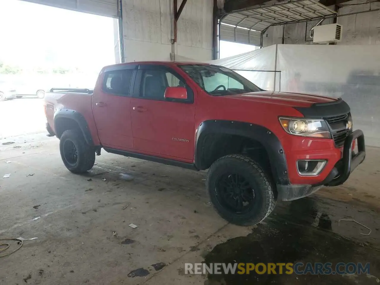 4 Photograph of a damaged car 1GCGTDENXK1336415 CHEVROLET COLORADO 2019